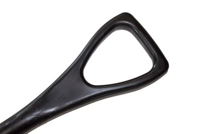 Image showing  42 in. Poly D-Grip Handle Black Scoop/Shovel