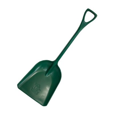Bully Tools 42 in. One pc. Poly Scoop/Shovel with D-Grip Handle - Green, 92803