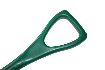Image showing  42 in. Poly D-Grip Handle Green Scoop/Shovel