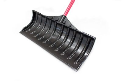 Image showing  27 in. Poly Snow Pusher with Fiberglass Handle and Poly D-Grip, 92813
