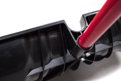 Image showing  22 in. Combination Snow Shovel/Pusher with Fiberglass Handle and Poly D-Grip