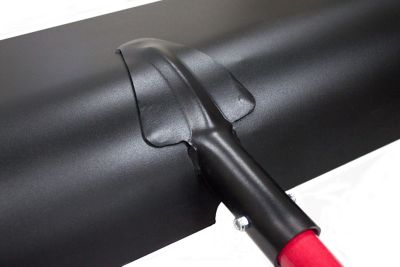 Image showing  24 in. Steel Snow Pusher with Long Fiberglass Handle, 92816