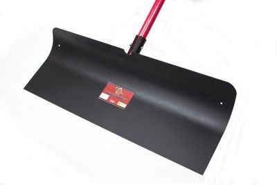 Image showing  30 in. Steel Snow Pusher with Long Fiberglass Handle, 92818