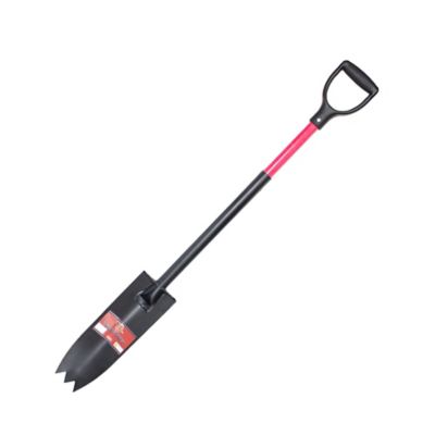 Bully Tools 10-Gauge Excavator/Track Shovel with Fiberglass Handle and Poly D-Grip, 95535