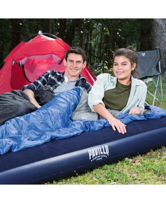 Image showing  18 in. Twin Pavillo Flocked Air Mattress