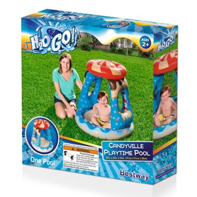 Image showing  H2OGO! 36 in. x 36 in. x 35 in. Candyville Playtime Pool, 52270E