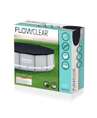 Image showing 5 th Bestway 14 ft. Flowclear PVC Pool Cover