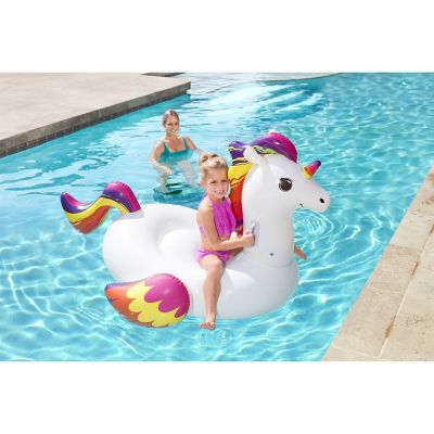 Image showing  H2OGO! Fantasy Unicorn Kids Ride-On Pool Float