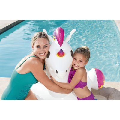 Image showing  H2OGO! Fantasy Unicorn Kids Ride-On Pool Float