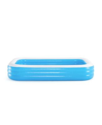 Image showing  H2OGO! Rectangular 10 ft. Inflatable Family Pool, Blue, 54009E