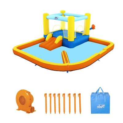Bestway H2OGO! 5 ft. Beach Bounce Kids Inflatable Water Park, 53382E Easy to set up