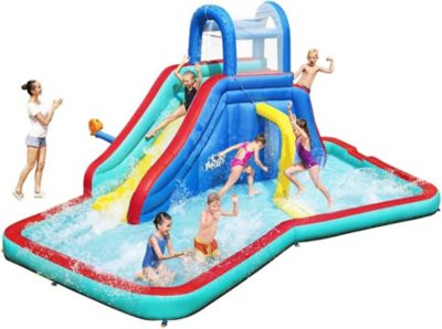 Image showing  H2OGO! 8 ft. 10 in. Kids' Waterfall Waves Mega Inflatable Water Park