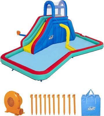 Image showing  H2OGO! 8 ft. 10 in. Kids' Waterfall Waves Mega Inflatable Water Park