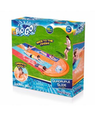 Image showing  H2OGO! 16 ft. Quadruple Water Slide