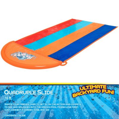 Image showing  H2OGO! 16 ft. Quadruple Water Slide