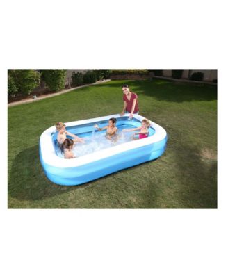 Image showing  Blue Rectangular Family Pool, 8.5 ft. x 69 in. x 20 in., 54006E