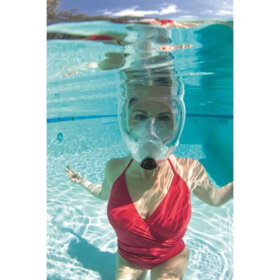 Image showing  Hydro-Swim Seaclear Vista Snorkeling Mask, White