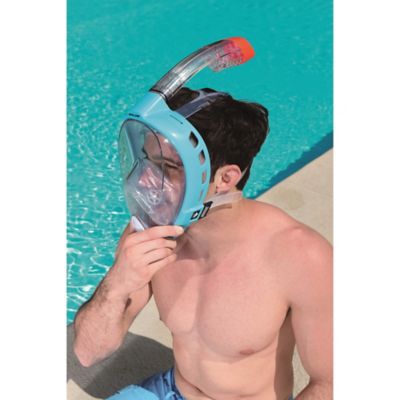 Image showing  Hydro-Swim Seaclear Vista Snorkeling Mask, Blue