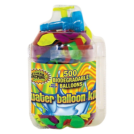 Water Sports Water Balloon Refill Kit, Biodegradable Balloons, 500 pk.