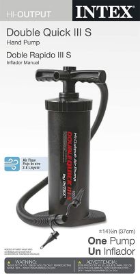 Image showing 5 th Intex Double Quick III S Hand Pump