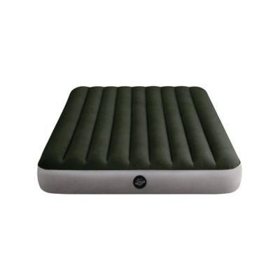 Intex 10 in. Queen Dura-Beam Prestige Airbed with Battery Pump