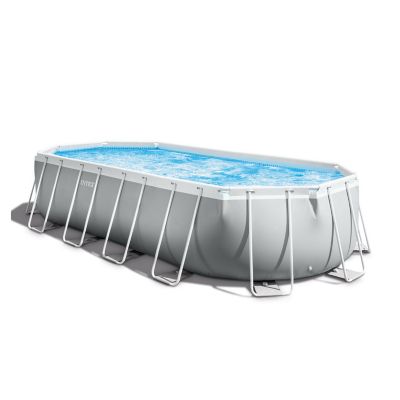 Intex 20 ft. Prism Frame Oval Pool Set, 26797EH