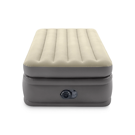 Intex 20 in. Comfort Elevated Air Mattress with Fiber-Tech IP, Twin