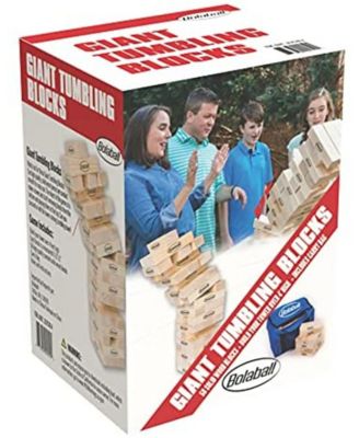 Bolaball Giant Yard Tumbling Blocks, Fun Family Game
