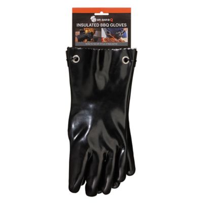 Mr. Bar-B-Q Insulated Barbecue Gloves, Black