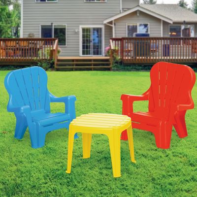 Image showing  Children's Plastic Table and Chairs Set