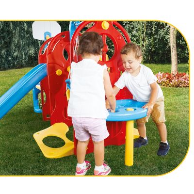Image showing 5 th Dolu Toy Factory 7-In-1 Backyard Playground