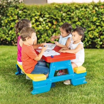 Image showing  Children's Picnic Table with 4 Benches