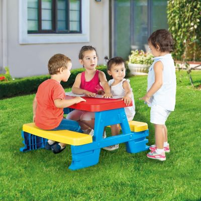 Image showing 5 th Dolu Toy Factory Children's Picnic Table with 4 Benches