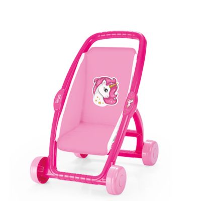 Dolu Toy Factory Baby Doll Push Stroller, Pink Unicorn, For Ages 18+ Months