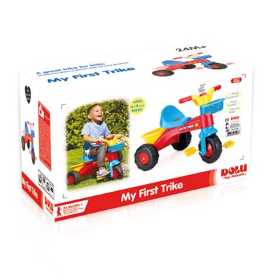 Image showing 1 th Dolu Toy Factory My First Trike Bike with Parental Control Handle Attachment, For Ages 2+