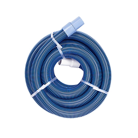 Swimline Hydrotools 1.5 ft. ft. x 30 ft. Spiral Wound Pool Vacuum Hose with Swivel Cuff