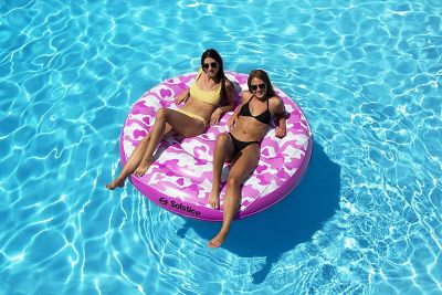 Image showing  Solstice Camo Print Island Pool Float