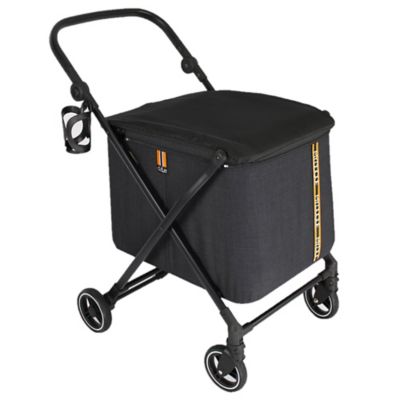 My Duque 44 lb. Capacity Personal Shopping Cart, Foldable, Portable, Lightweight Cart