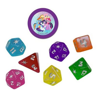 renegade game studios my little pony: roleplaying game dice set, rpg accessory