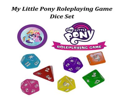 Image showing  My Little Pony: Roleplaying Game Dice Set, RPG Accessory