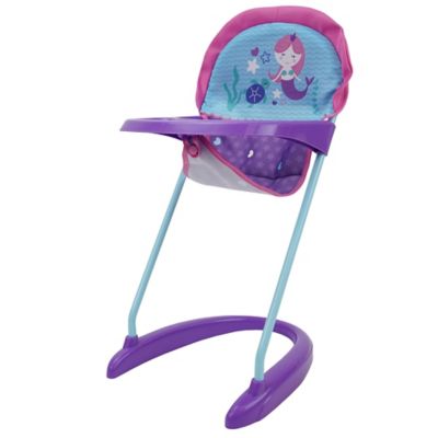 Image showing  Kids' Mermaid Pretend Play Doll High Chair