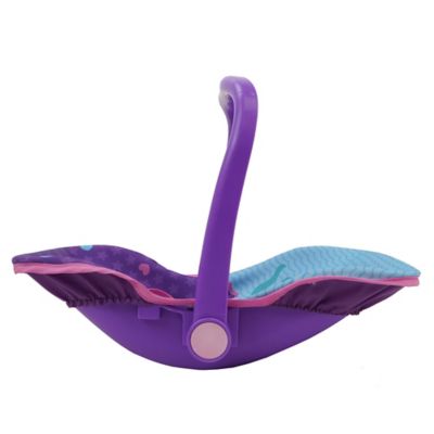 Image showing  Kids' Mermaid Pretend Play Doll Car Seat, Converts Into Feeding Chair