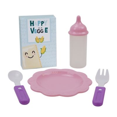 Image showing  Mermaid Doll Feed N Play Set with Stroller, High Chair, Bouncer and Hand Bag, 9 pc.