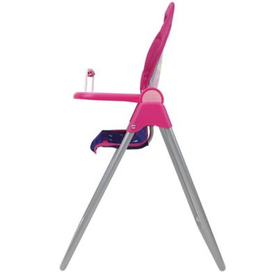 Image showing  Kids' Pretend Play Unicorn Doll High Chair with Front Feeding Tray for Dolls Up to 21 in.