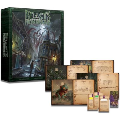 Image showing  Fate of the Elder Gods: Beasts from Beyond Expansion Lovecraftian Lore Board Game