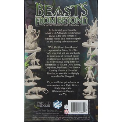Image showing  Fate of the Elder Gods: Beasts from Beyond Expansion Lovecraftian Lore Board Game