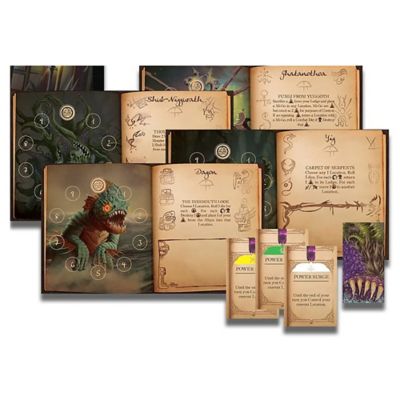 Image showing  Fate of the Elder Gods: Beasts from Beyond Expansion Lovecraftian Lore Board Game