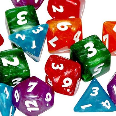Image showing  Sentinel Comics: The RPG Dice Set Tabletop Roleplaying Game Accessory, 15-Pack
