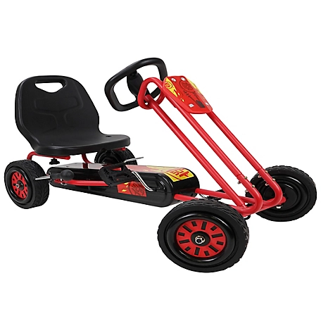 509 Crew Kids' Rocket Pedal Go-Kart Ride-On, Ergonomic Adjustable Seat,  Sharp Handling, Red at Tractor Supply Co.