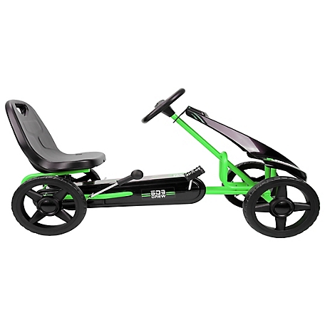 509 Crew Air Jet Pedal Go Kart with Sporty Graphics, Green